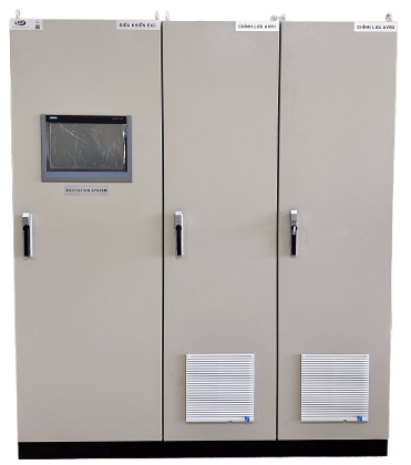 Image of a DC power supply cabinet